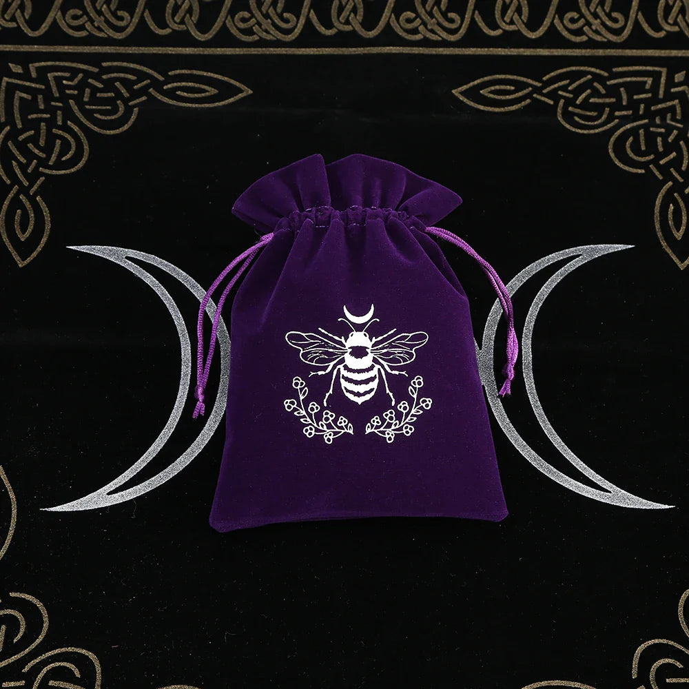 Witchy Purple Velvet Tarot Card Bags Green Witch Creations