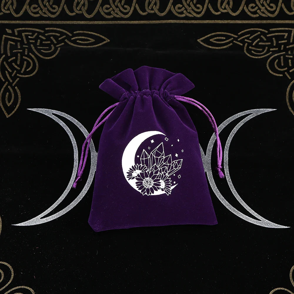 Witchy Purple Velvet Tarot Card Bags Green Witch Creations