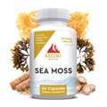 Organic Sea Moss, 60 Capsules, 500 mg Ascent Nutrition