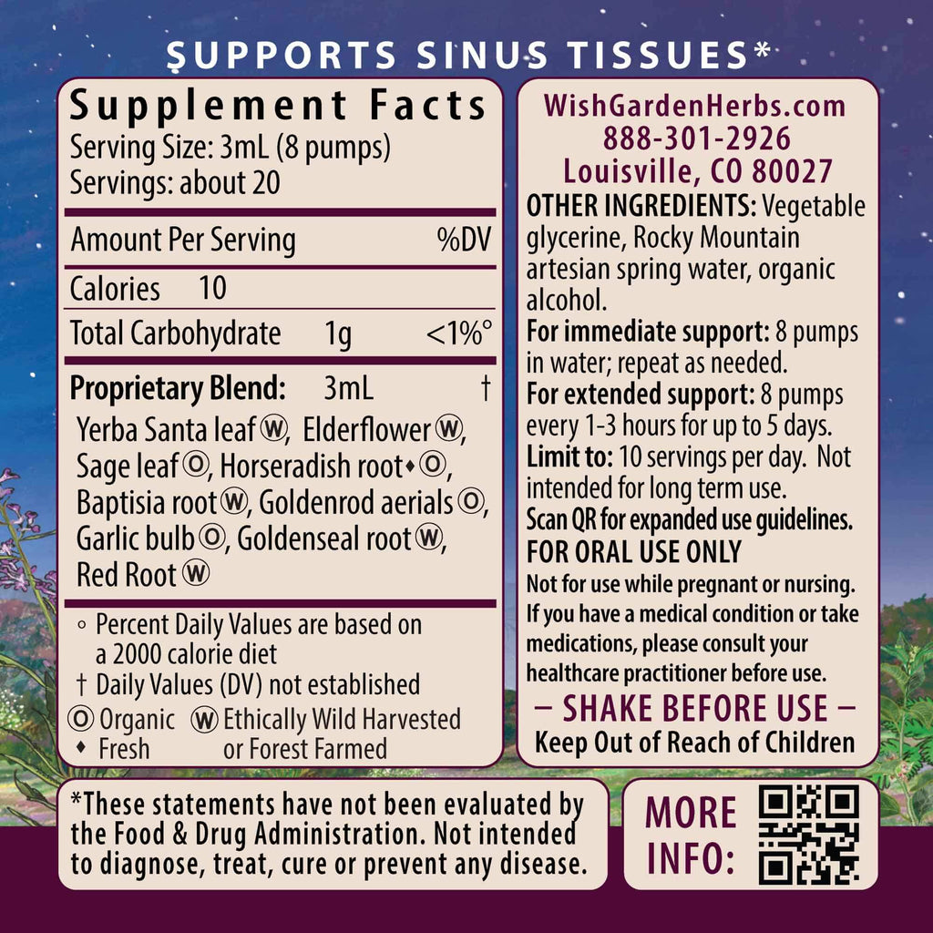 Kick-Ass Sinus, Move & Soothe WishGarden Herbs