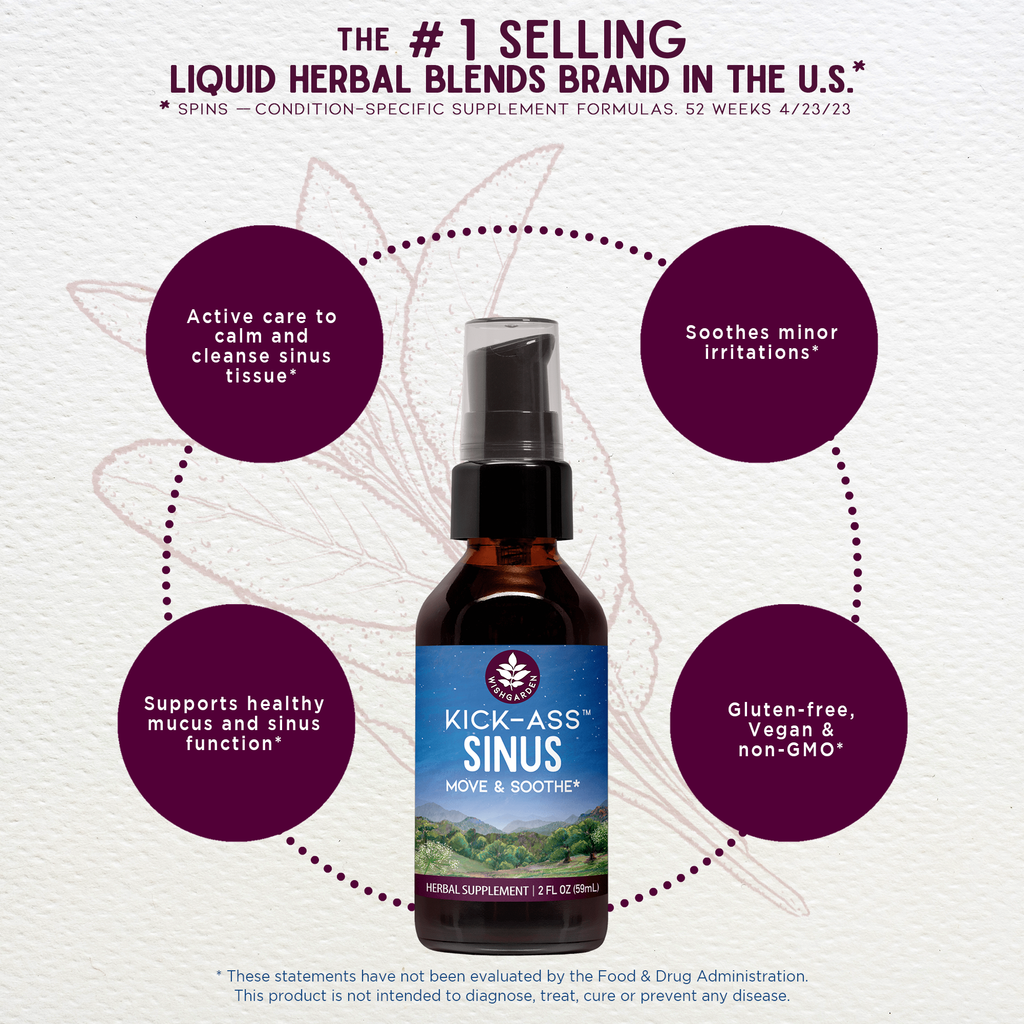 Kick-Ass Sinus, Move & Soothe WishGarden Herbs
