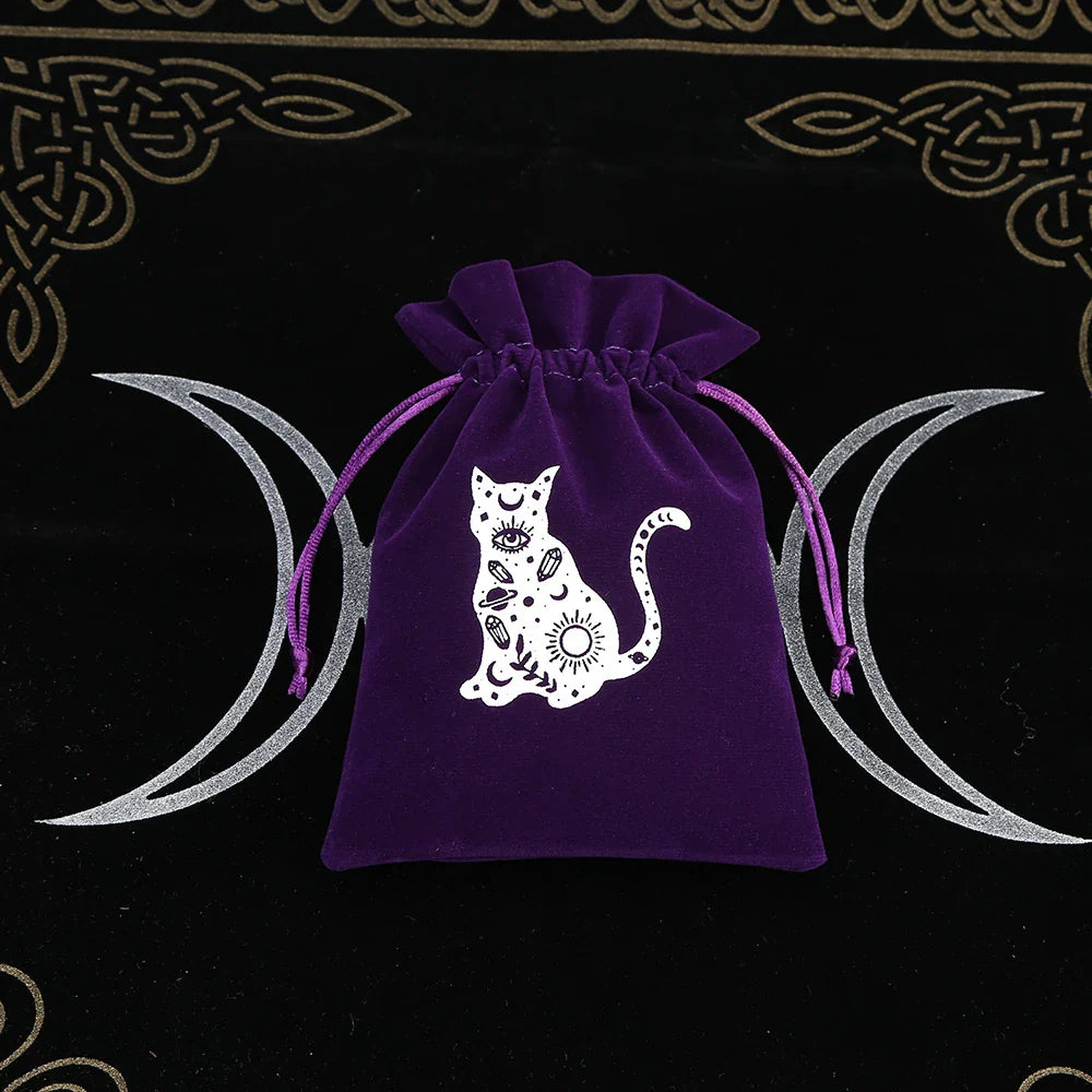 Witchy Purple Velvet Tarot Card Bags Green Witch Creations