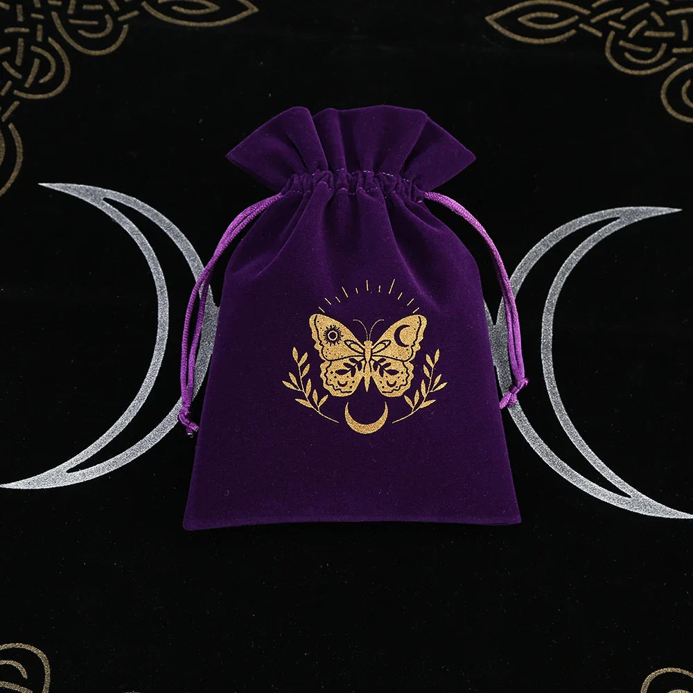 Witchy Purple Velvet Tarot Card Bags Green Witch Creations