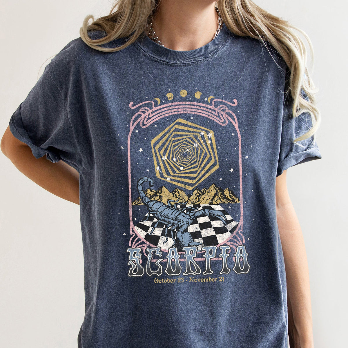 Scorpio Zodiac Comfort Colors Tees, Horoscope, Astrology Refinery No. 1