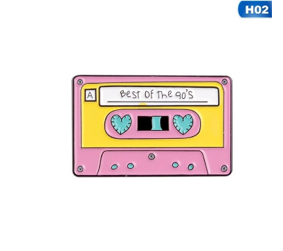 Best of the 90s Cassette Pin The Fabulous Planner