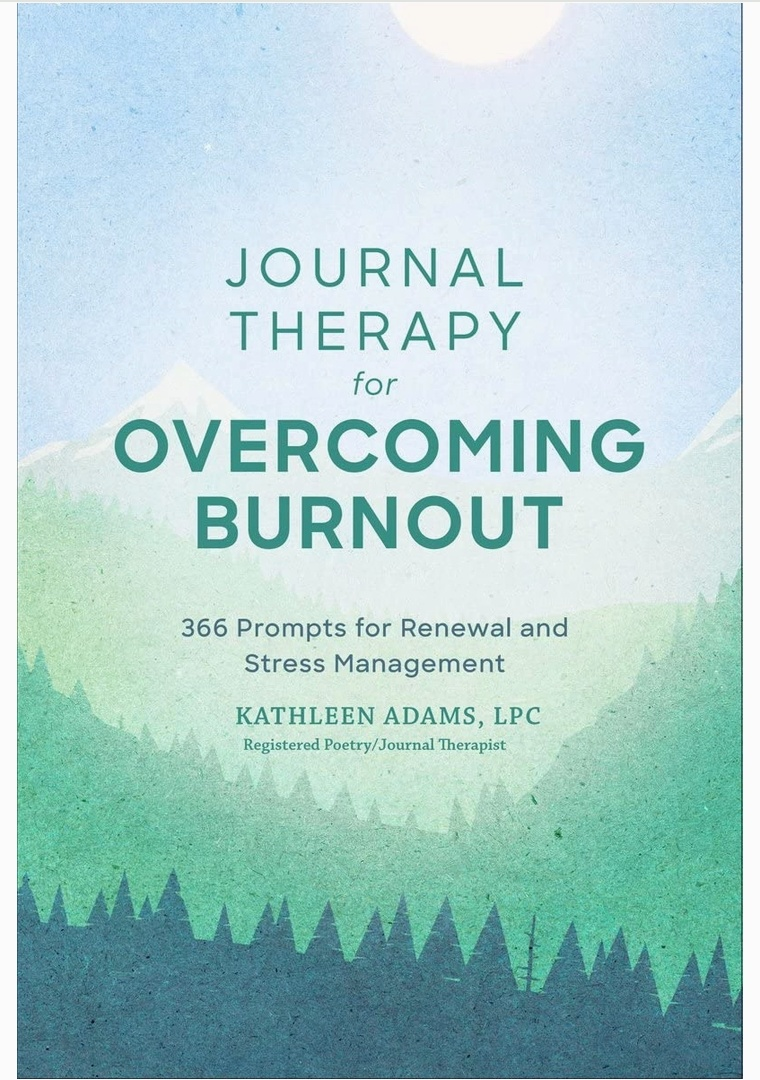 Book - Journal Therapy For Overcoming Burnout Sacred Crystals