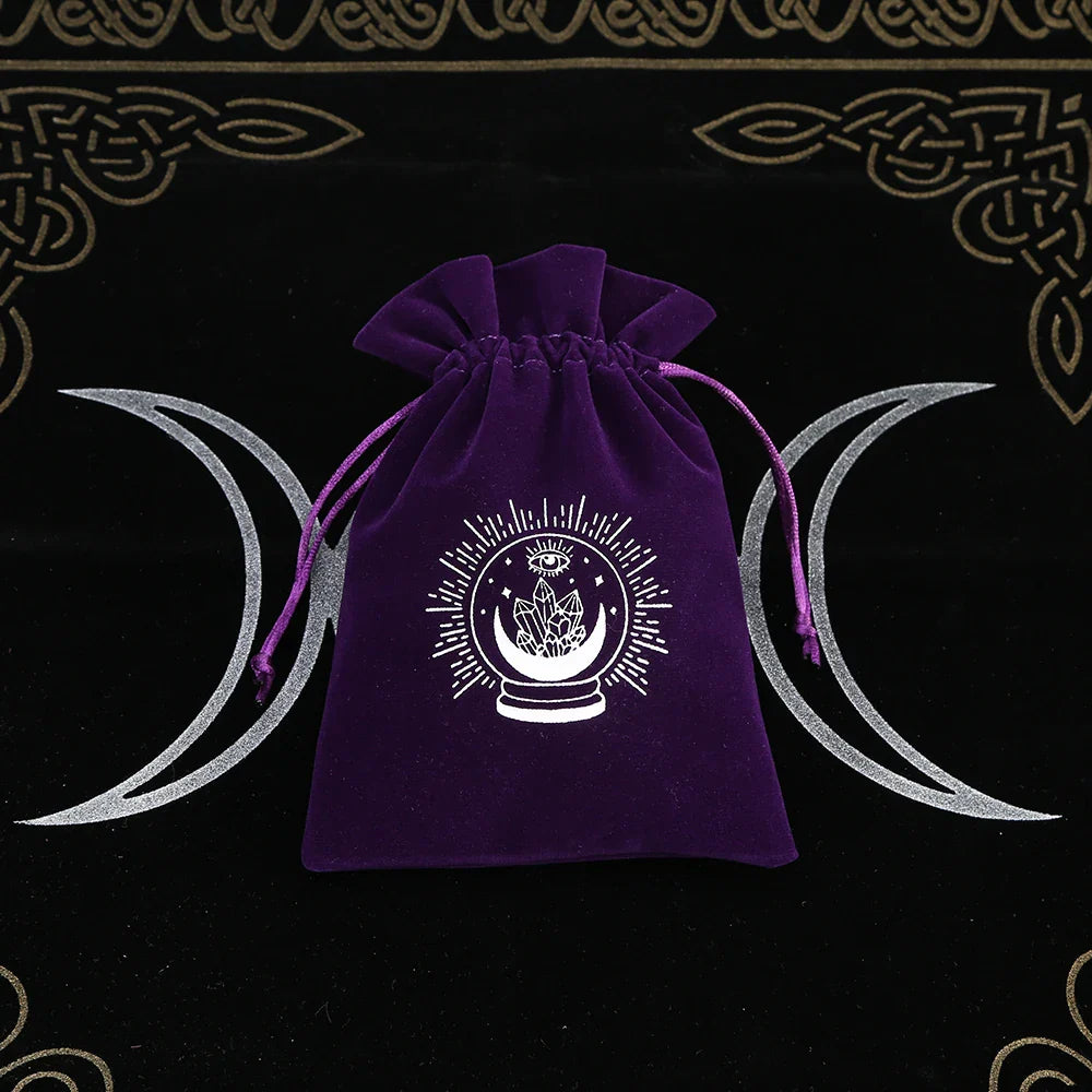 Witchy Purple Velvet Tarot Card Bags Green Witch Creations
