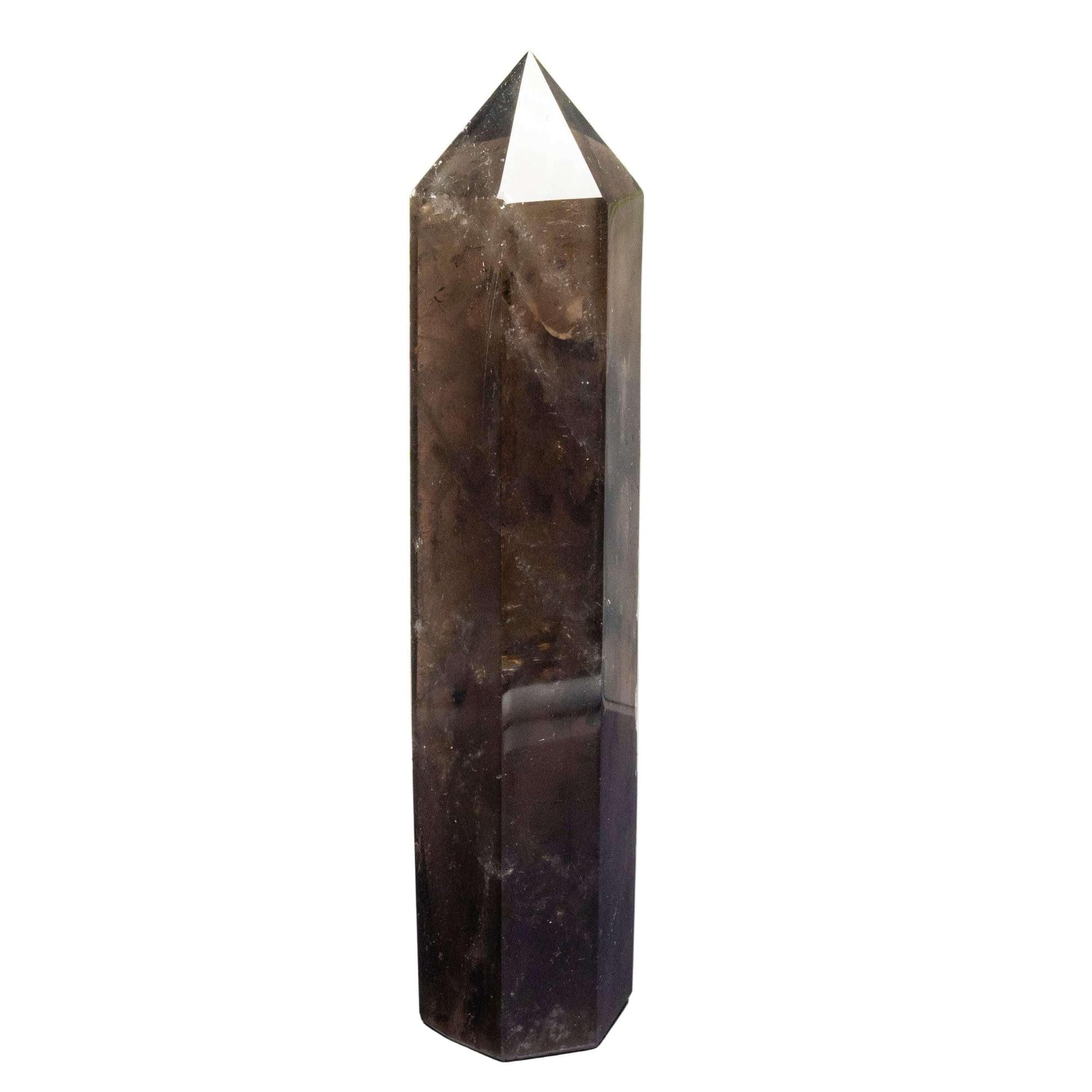 Smoky Quartz Crystal Tall Tower Dark Collector Specimen Crystal Destiny