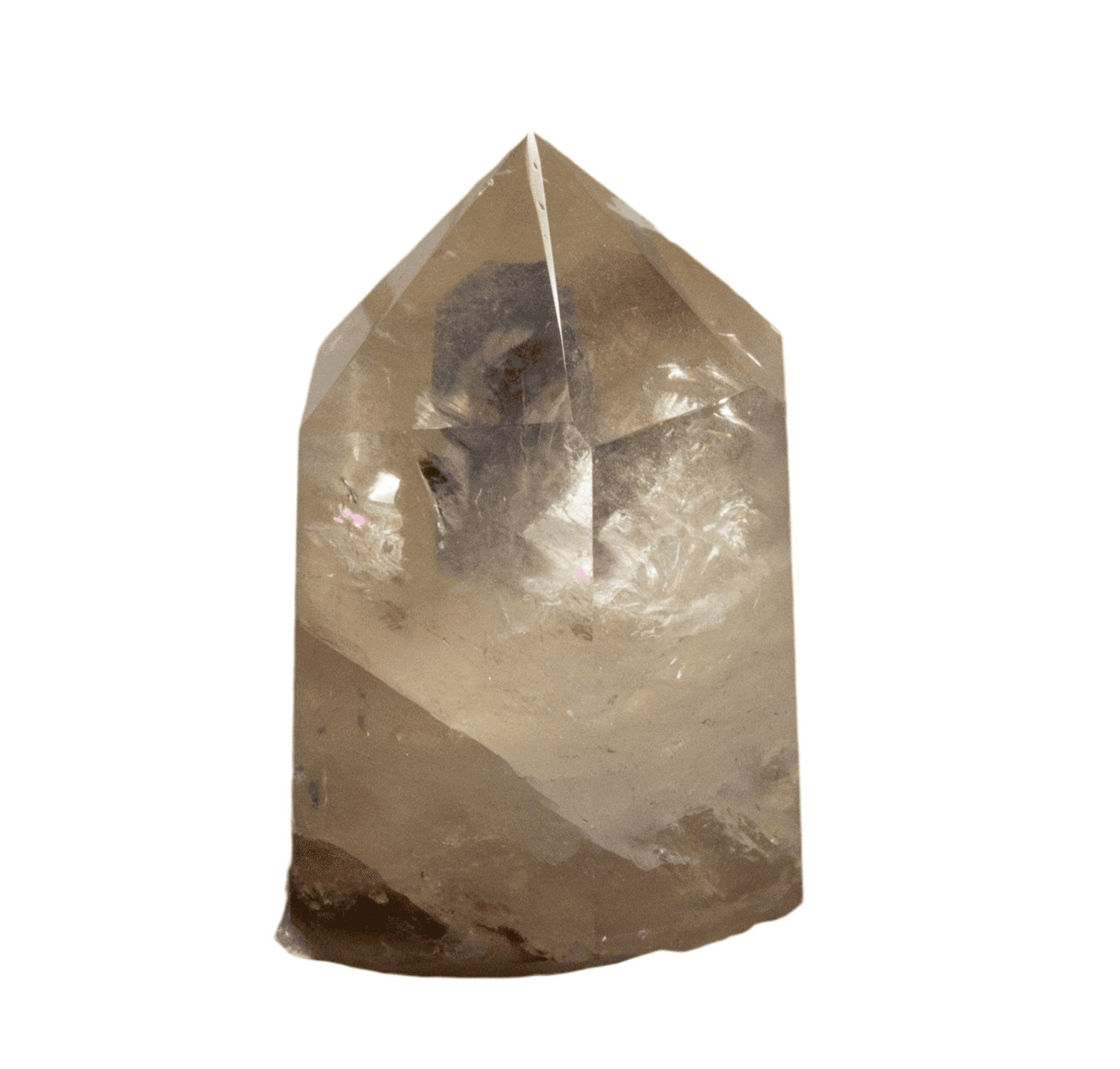 Smoky Quartz Crystal Tower Phantom Root Chakra Stone Crystal Destiny