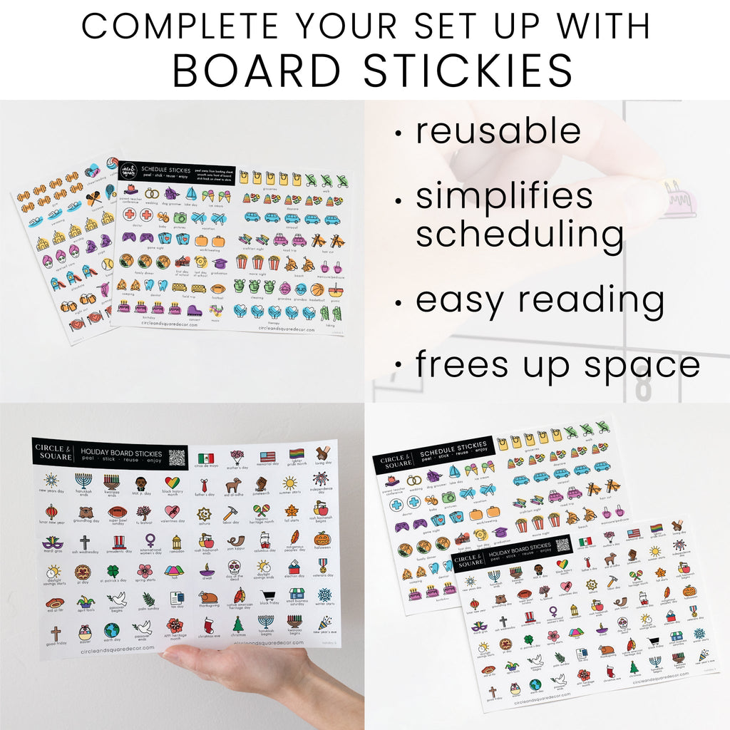 Ever Changing Acrylic Calendar | Classic Horizontal