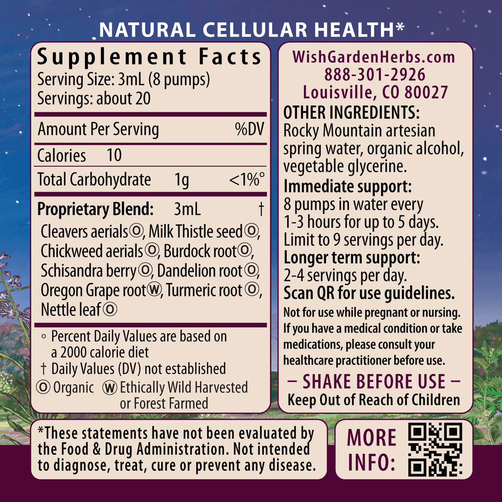 Deep Cleanse, Reset & Flourish WishGarden Herbs