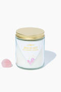 7.5oz Crystal Candle - Rose Quartz - Love + Kindness + Compassion Vibes Candles™