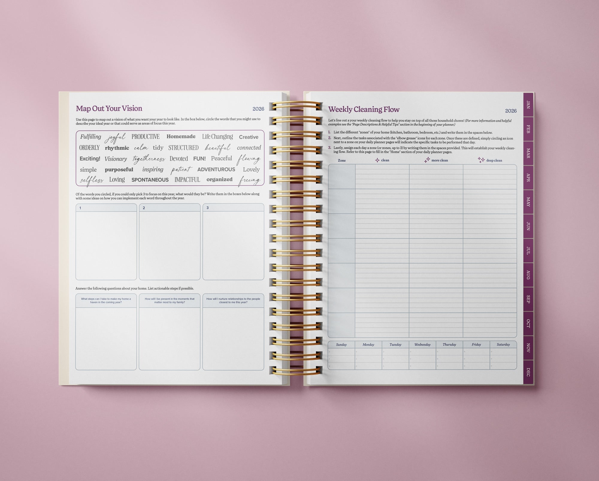 The Well Ordered Day Planner - 2026 Edition The Well Ordered