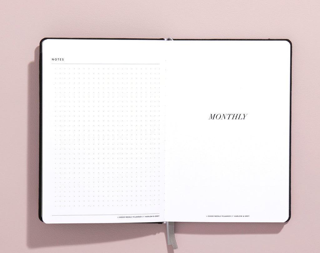 A Good Weekly Planner (12-Months Weekly Undated Planner) Harlow & Grey