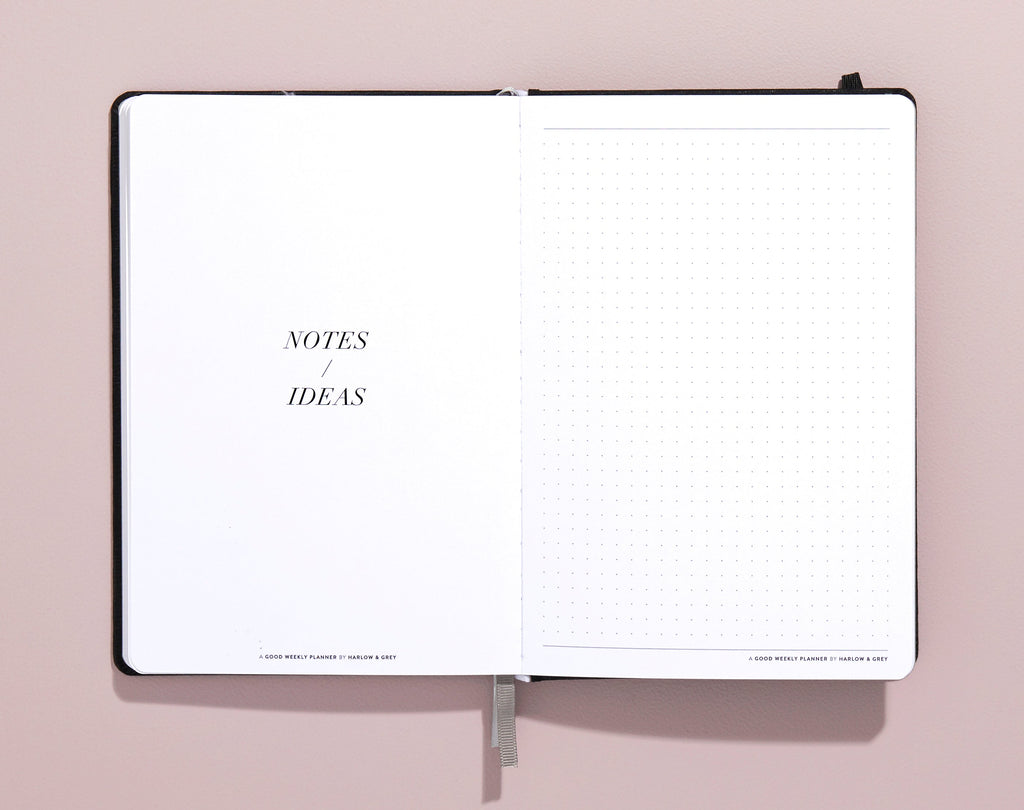 A Good Weekly Planner (12-Months Weekly Undated Planner) Harlow & Grey