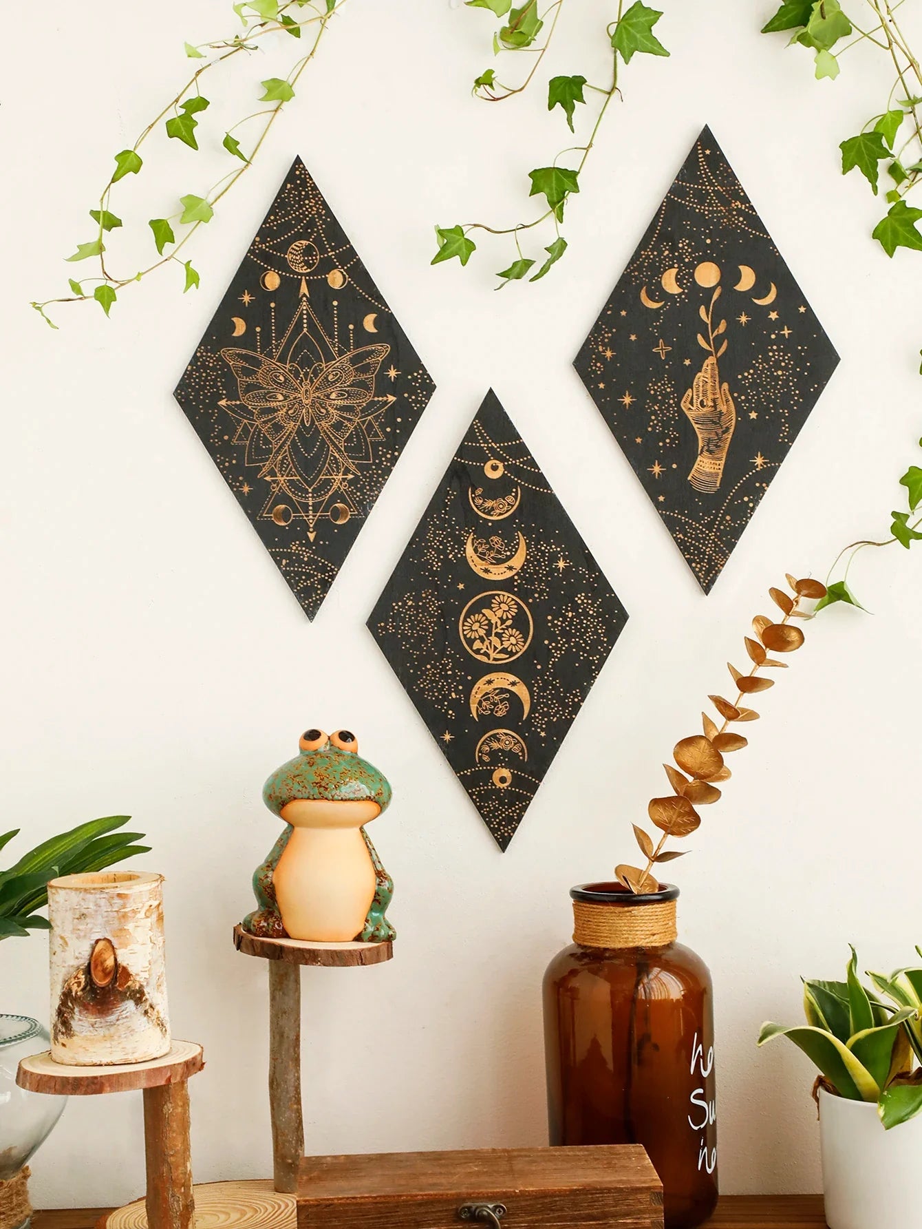 Moon Phase Wall Plaques Green Witch Creations