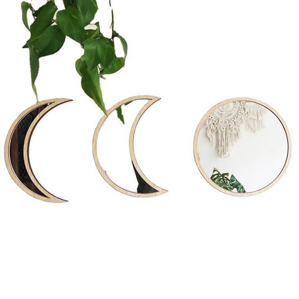 Moon Phase Wall Mirrors Green Witch Creations