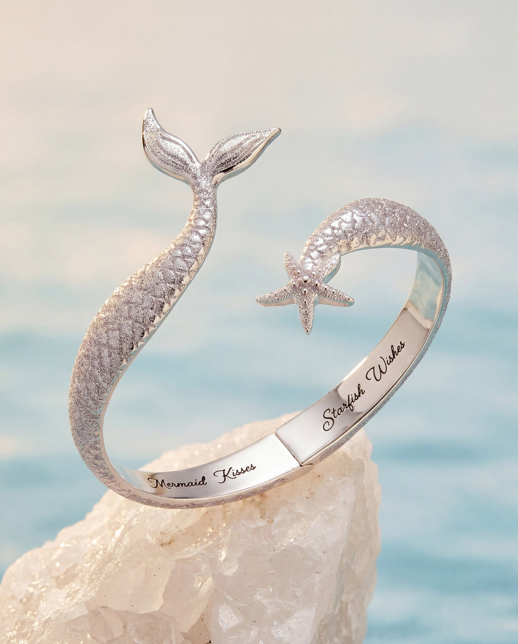Salt + Sea 'Mermaid Kisses, Starfish Wishes' Cuff ALEX AND ANI