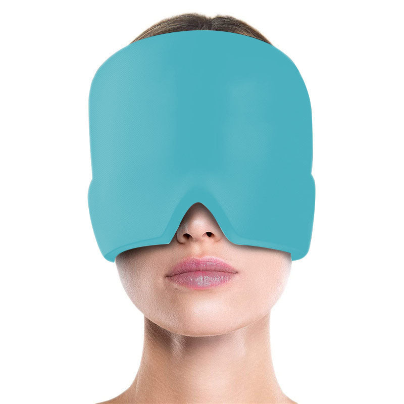 Migraine Relief Hat Cold Therapy Migraine Relief Products Comfortable Head Wrap Ice Pack Eye Mask For Puffy Eyes FLIPSTYLEZLLC