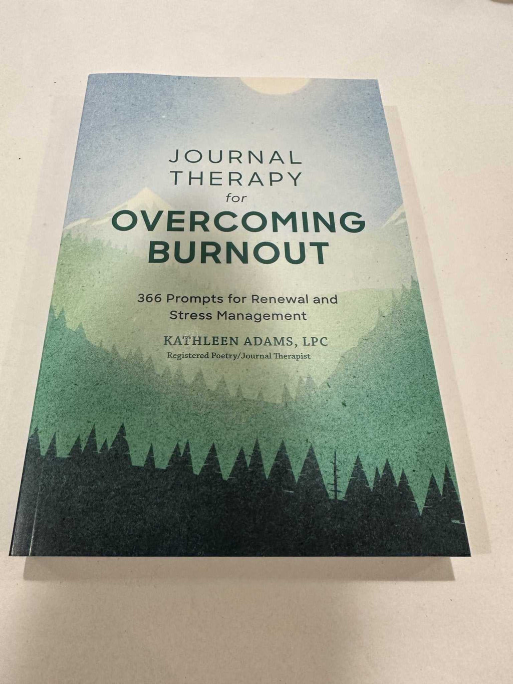 Book - Journal Therapy For Overcoming Burnout Sacred Crystals