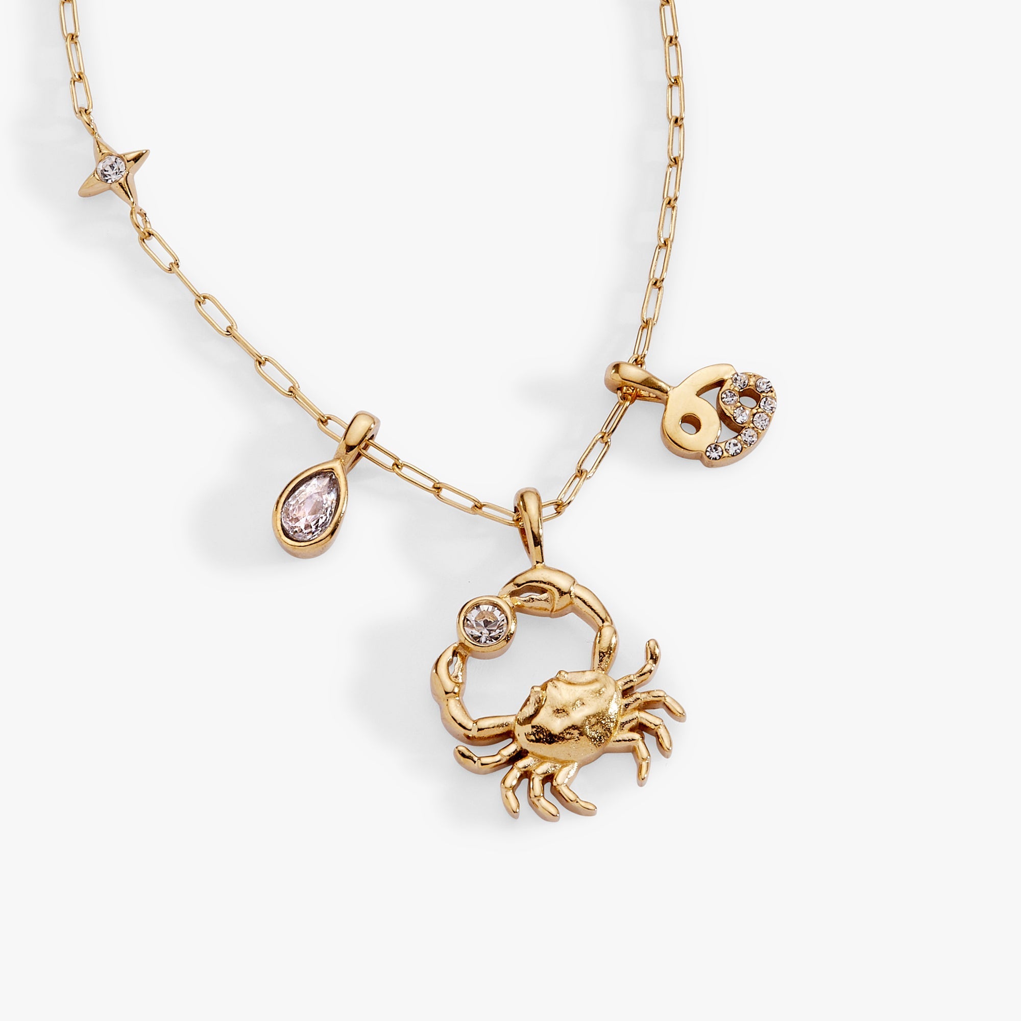 Cancer Zodiac Charm Cluster Necklace ALEX AND ANI