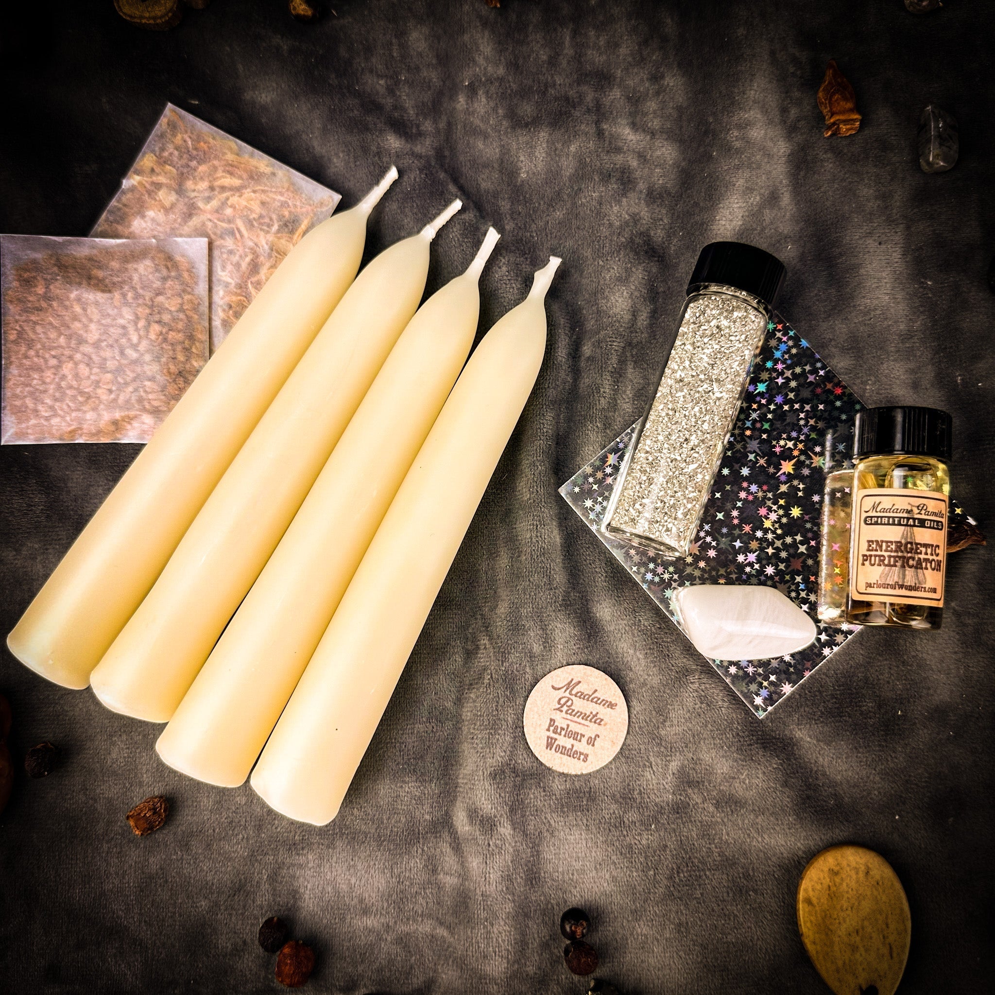 Cleansing Candle Spell Booster Pack - Add Energetic Purification to Any Candle Spell Kit Parlour of Wonders