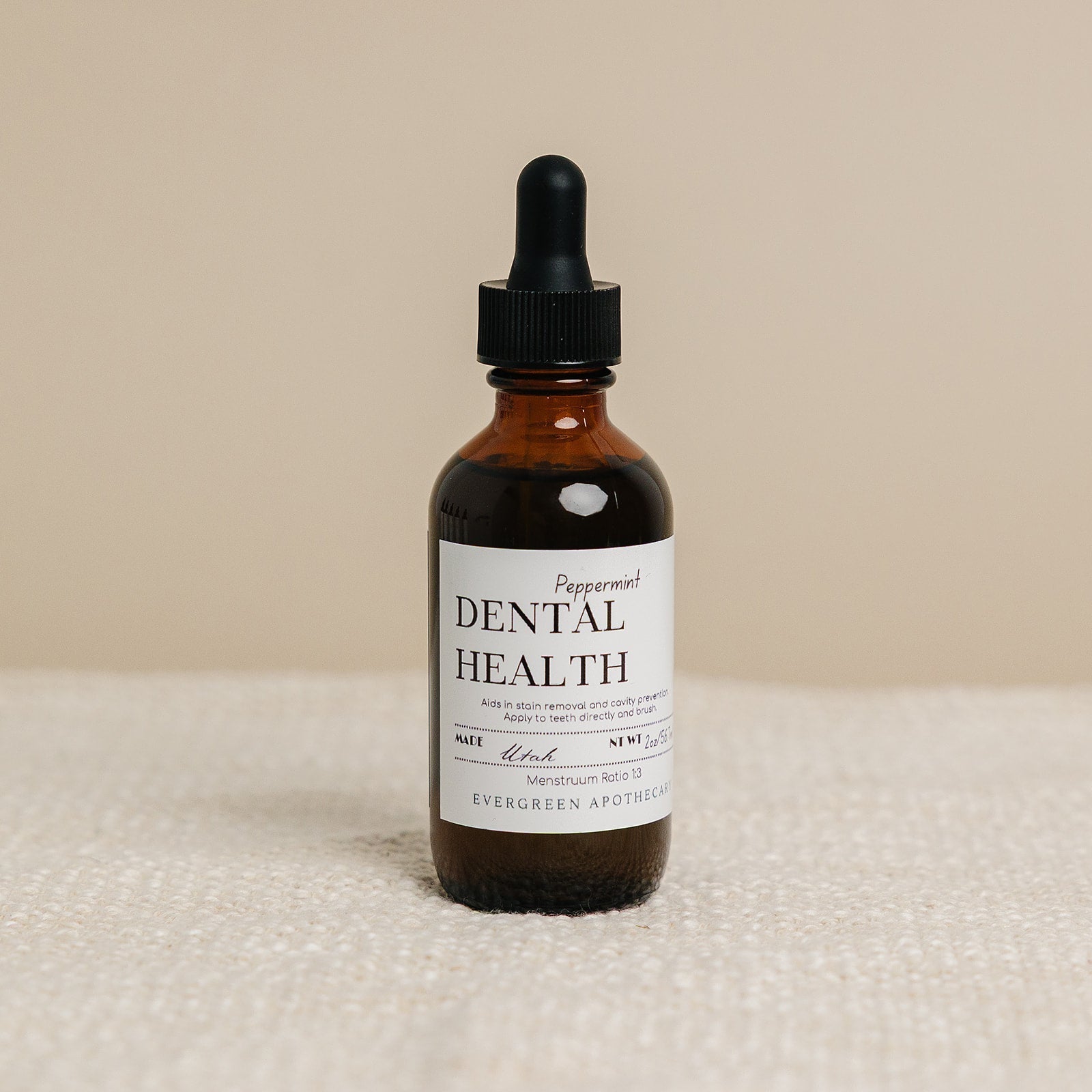 Dental Health - Oil Brushing, Peppermint Evergreen Apothecary