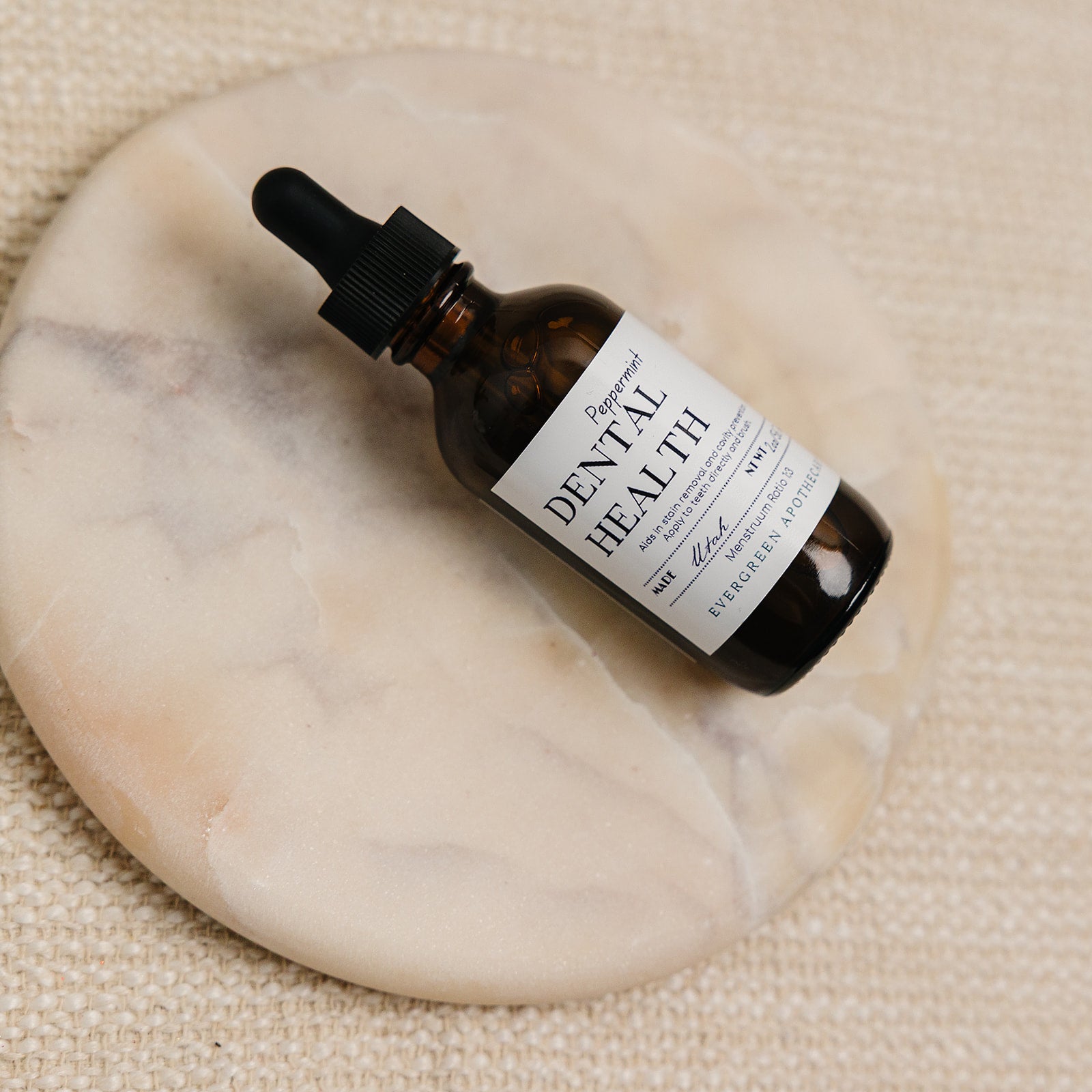 Dental Health - Oil Brushing, Peppermint Evergreen Apothecary
