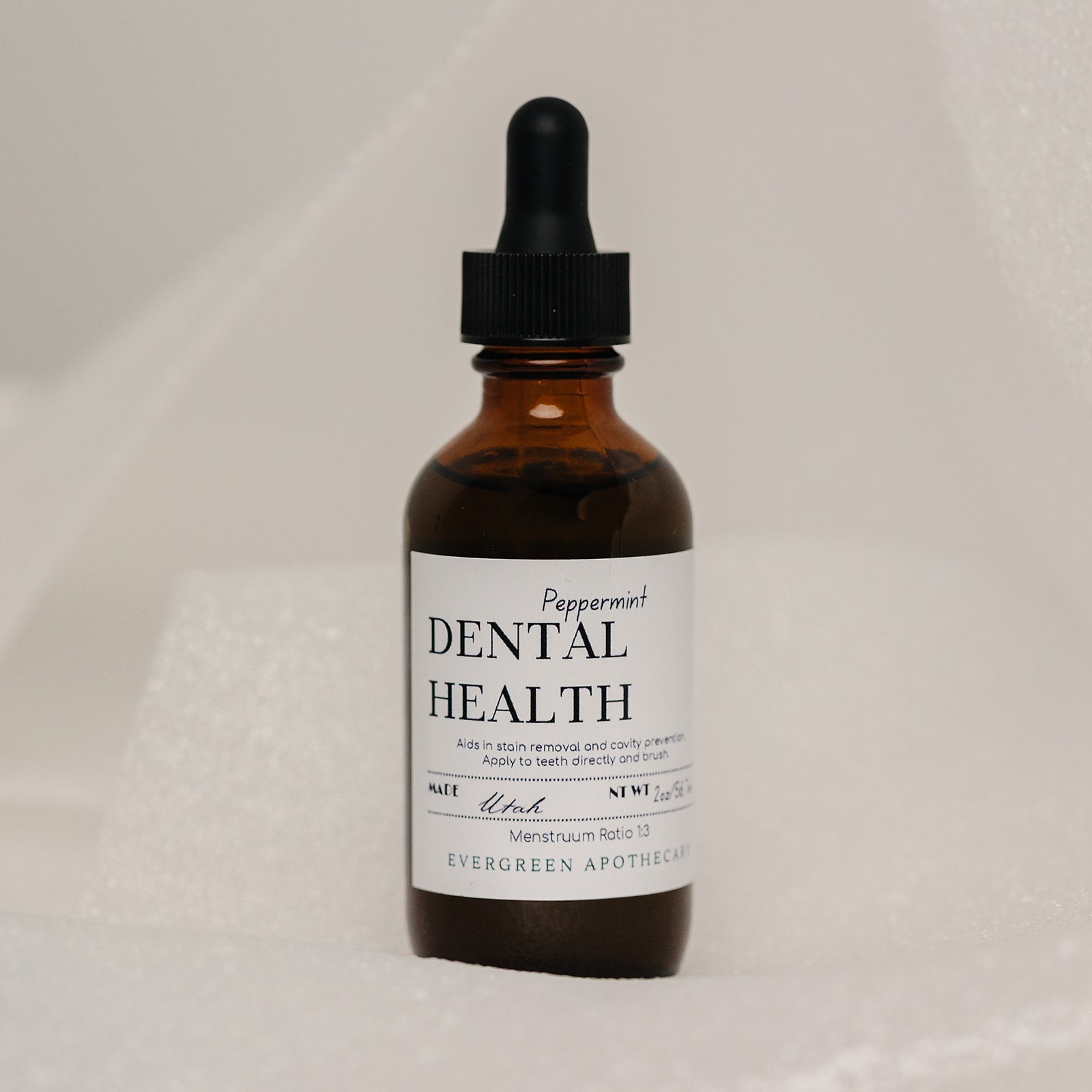 Dental Health - Oil Brushing, Peppermint Evergreen Apothecary