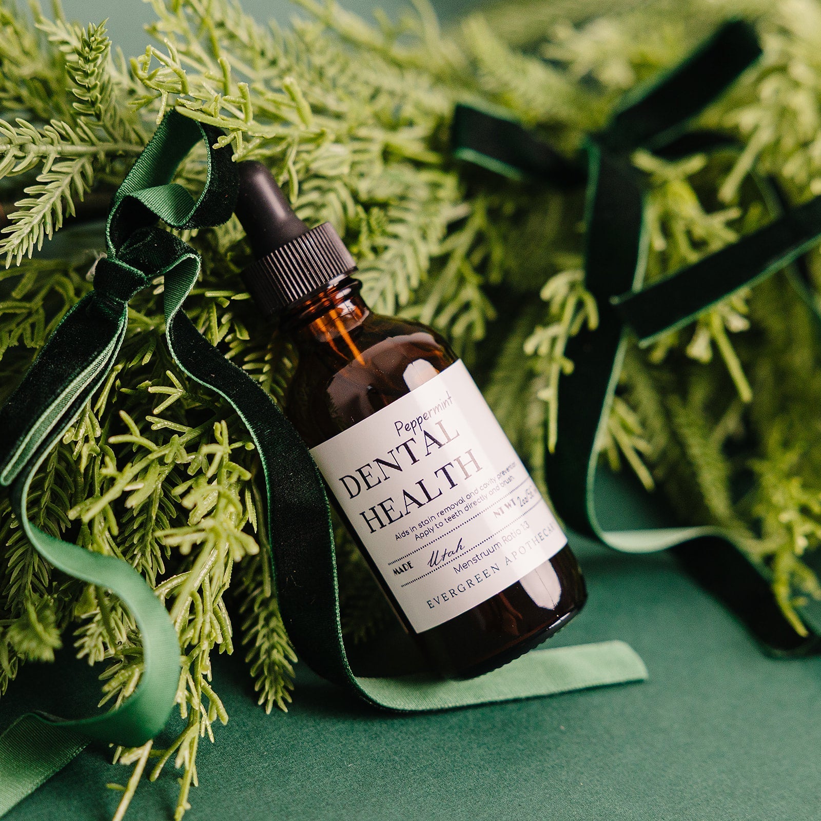 Dental Health - Oil Brushing, Peppermint Evergreen Apothecary