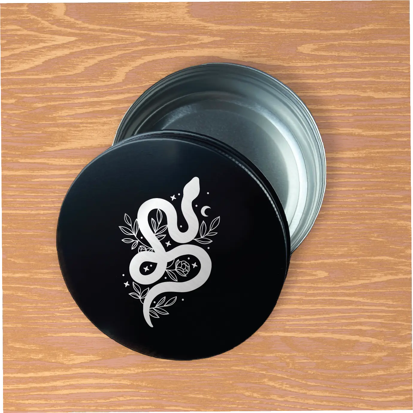 Snake + Star herb stash storage container