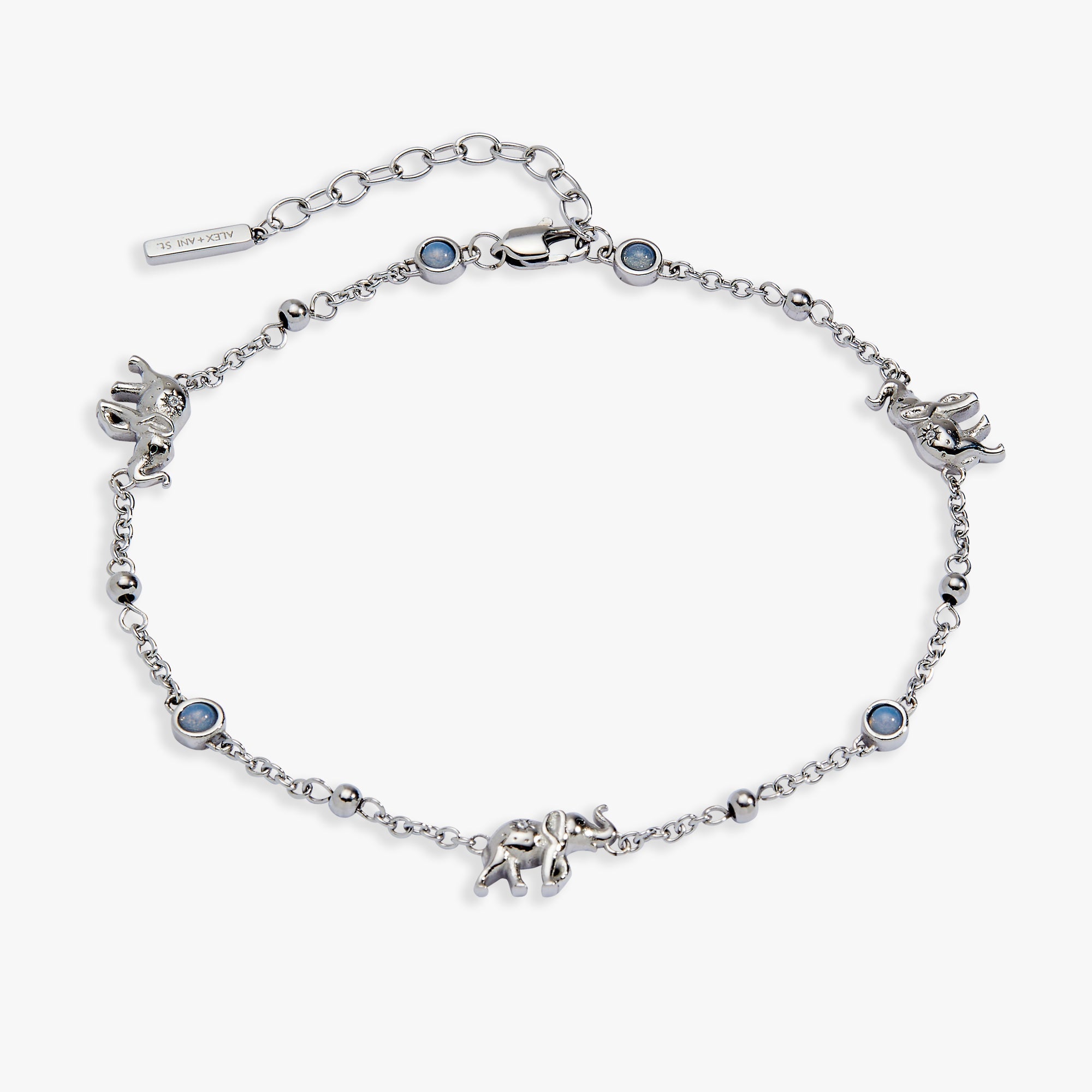 Elephant Inline Charm Anklet ALEX AND ANI