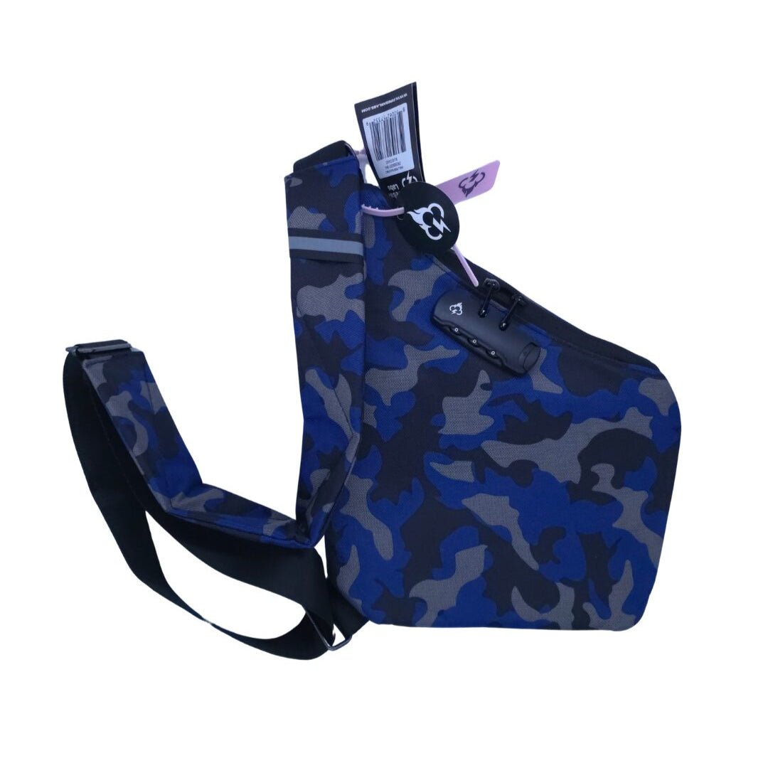 Essential Smell Proof Crossbody Bag - Fashionable, Discreet + Hidden Lock (FireBar Labs x PBAL) Safely Fashion Powered by FireBar Labs
