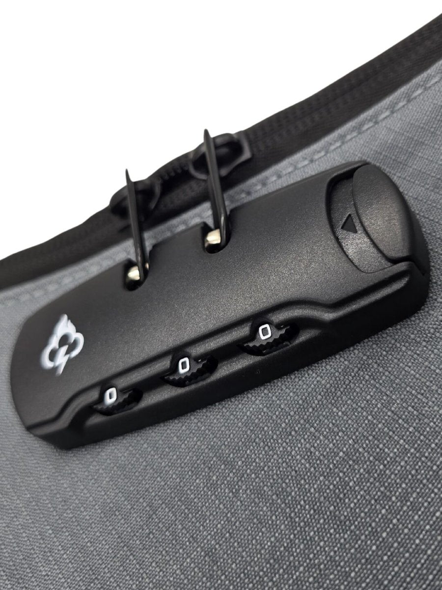 Essential Smell Proof Crossbody Bag - Fashionable, Discreet + Hidden Lock (FireBar Labs x PBAL) Safely Fashion Powered by FireBar Labs