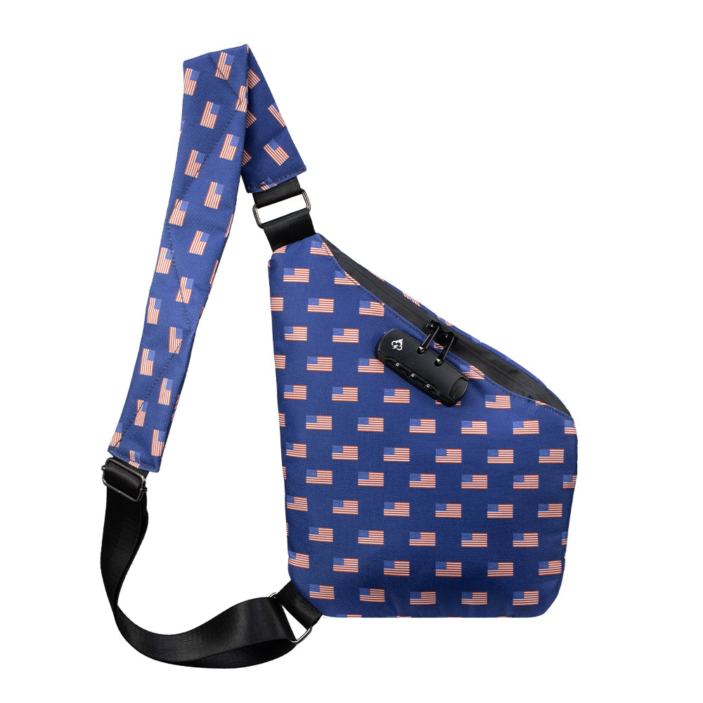 Essential Smell Proof Crossbody Bag - Fashionable, Discreet + Hidden Lock (FireBar Labs x PBAL) Safely Fashion Powered by FireBar Labs