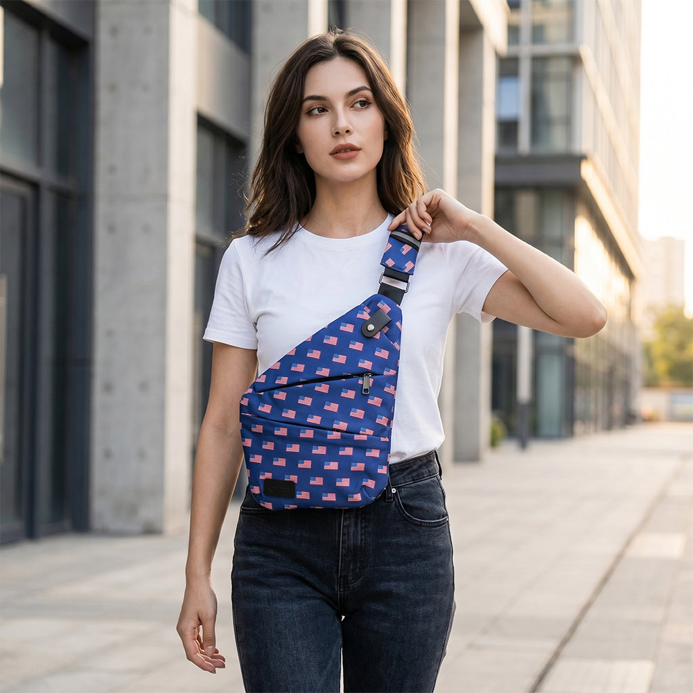 Essential Smell Proof Crossbody Bag - Fashionable, Discreet + Hidden Lock (FireBar Labs x PBAL) Safely Fashion Powered by FireBar Labs