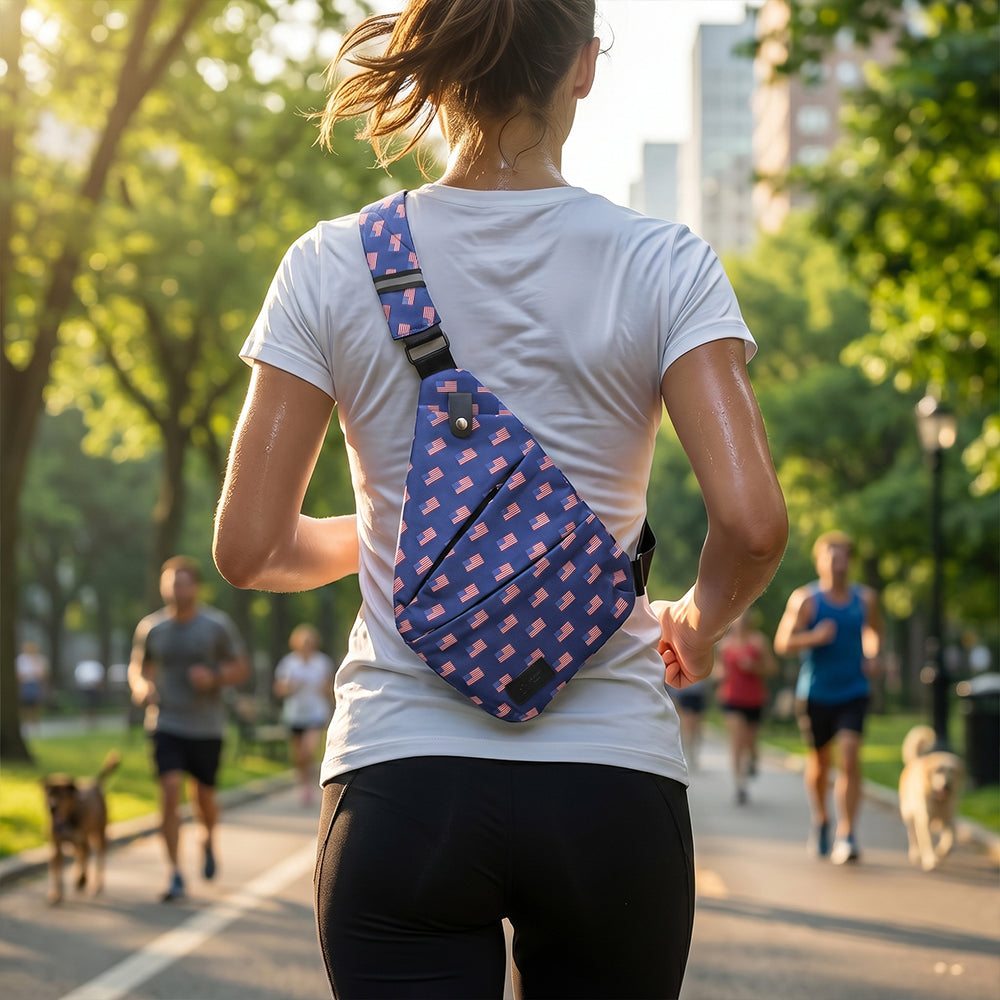 Essential Smell Proof Crossbody Bag - Fashionable, Discreet + Hidden Lock (FireBar Labs x PBAL) Safely Fashion Powered by FireBar Labs