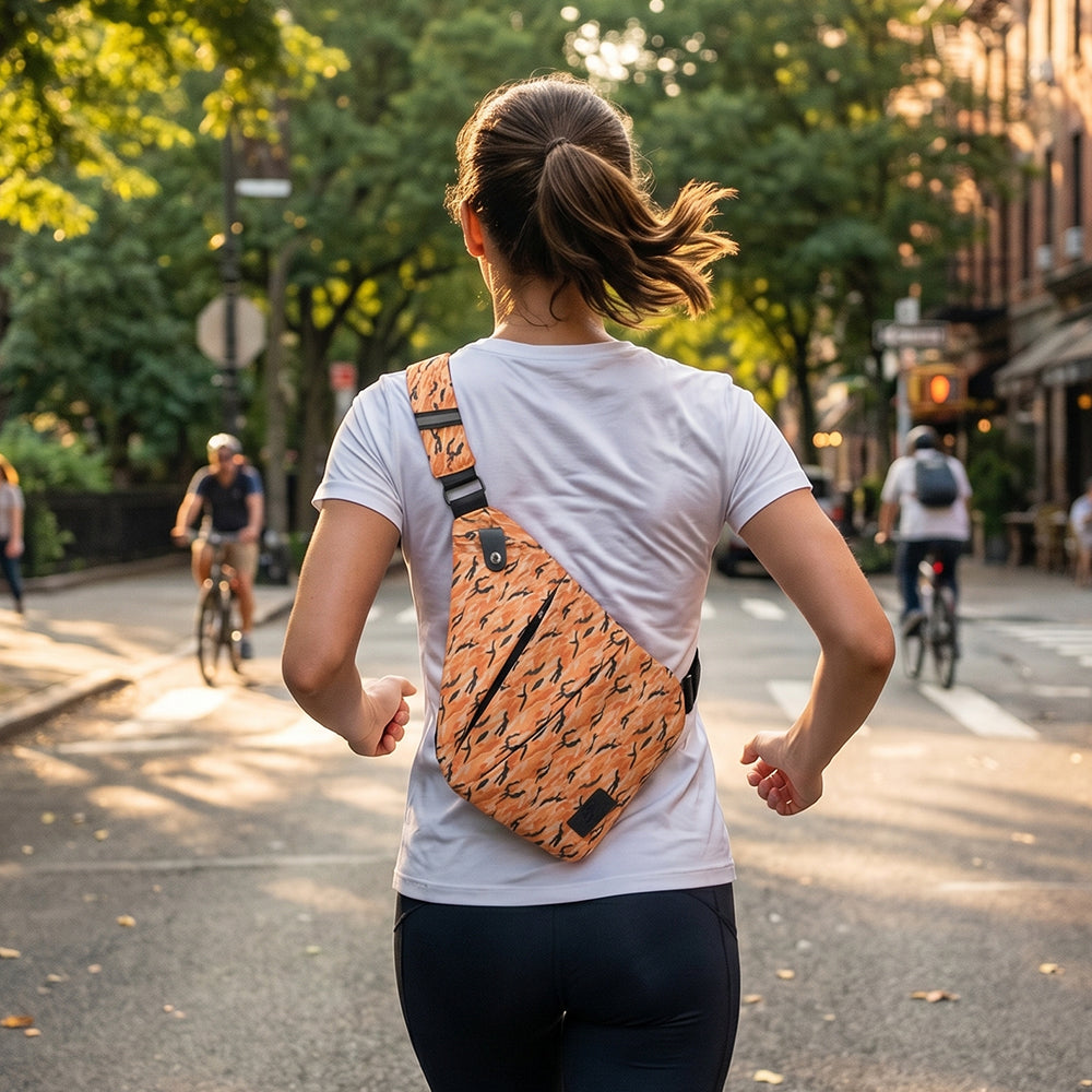 Essential Smell Proof Crossbody Bag - Fashionable, Discreet + Hidden Lock (FireBar Labs x PBAL) Safely Fashion Powered by FireBar Labs