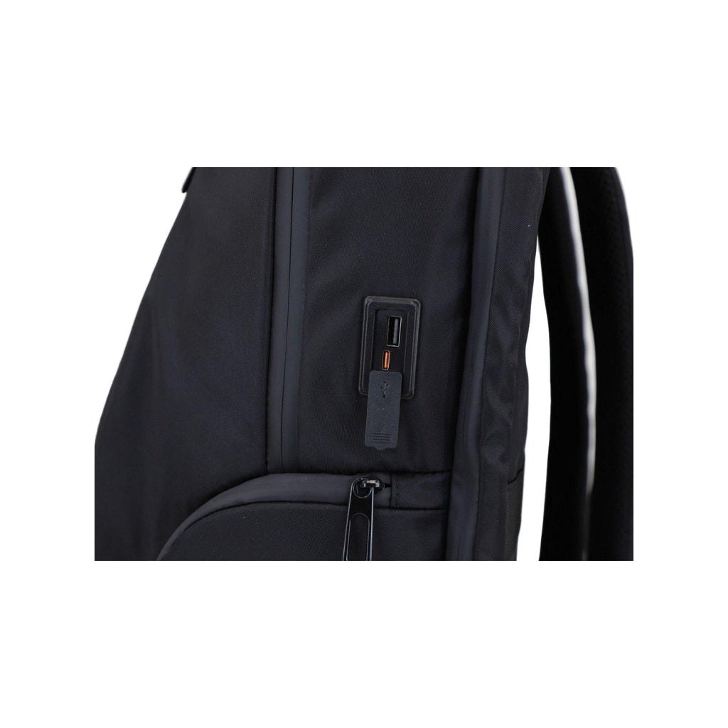 Executive Tech Elite Backpack w/USB-C Fast Charge Port + Hidden Lock (FireBar Labs x PBAL) Safely Fashion Powered by FireBar Labs