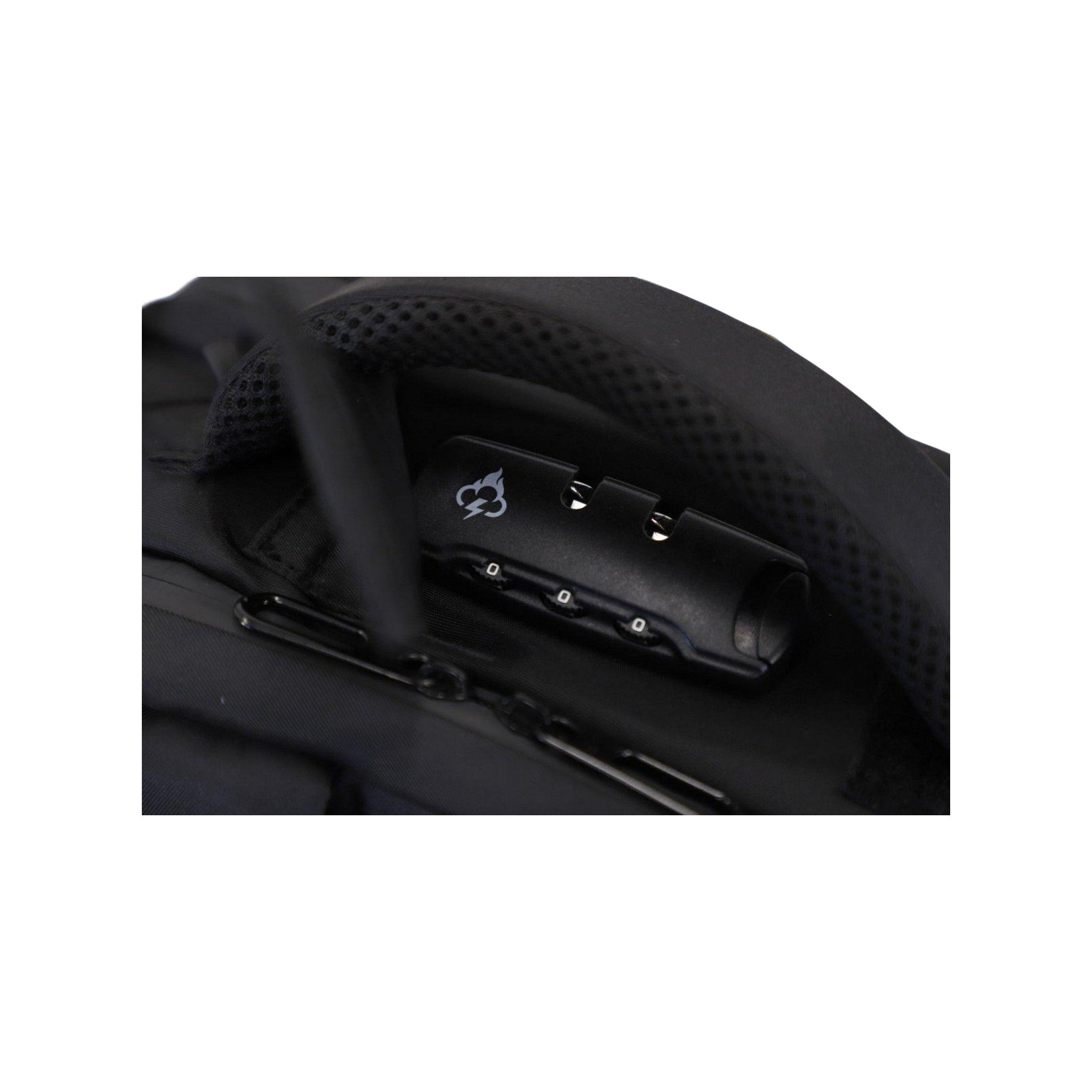 Executive Tech Elite Backpack w/USB-C Fast Charge Port + Hidden Lock (FireBar Labs x PBAL) Safely Fashion Powered by FireBar Labs