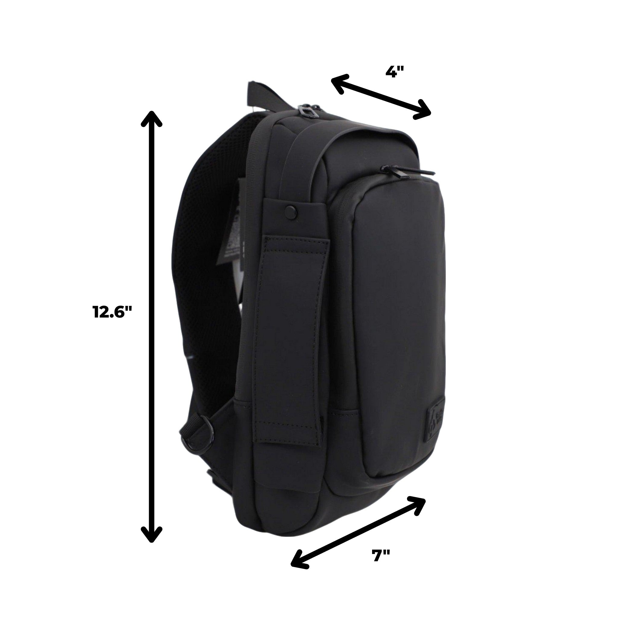 Executive Tech Smell Proof Crossbody w/USB-C Fast Charge Port + Hidden Lock (FireBar Labs x PBAL) Safely Fashion Powered by FireBar Labs