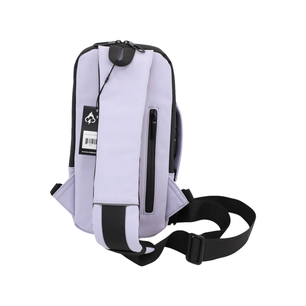 Executive Tech Smell Proof Crossbody w/USB-C Fast Charge Port + Hidden Lock (FireBar Labs x PBAL) Safely Fashion Powered by FireBar Labs