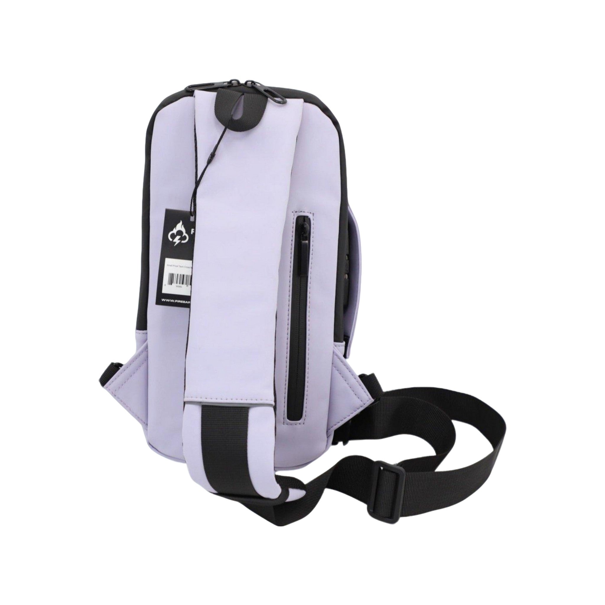 Executive Tech Smell Proof Crossbody w/USB-C Fast Charge Port + Hidden Lock (FireBar Labs x PBAL) Safely Fashion Powered by FireBar Labs