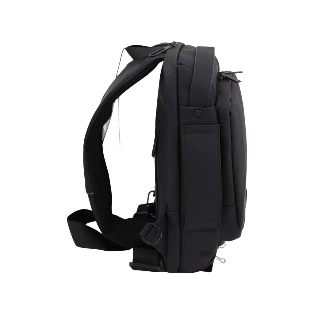 Executive Tech Smell Proof Crossbody w/USB-C Fast Charge Port + Hidden Lock (FireBar Labs x PBAL) Safely Fashion Powered by FireBar Labs
