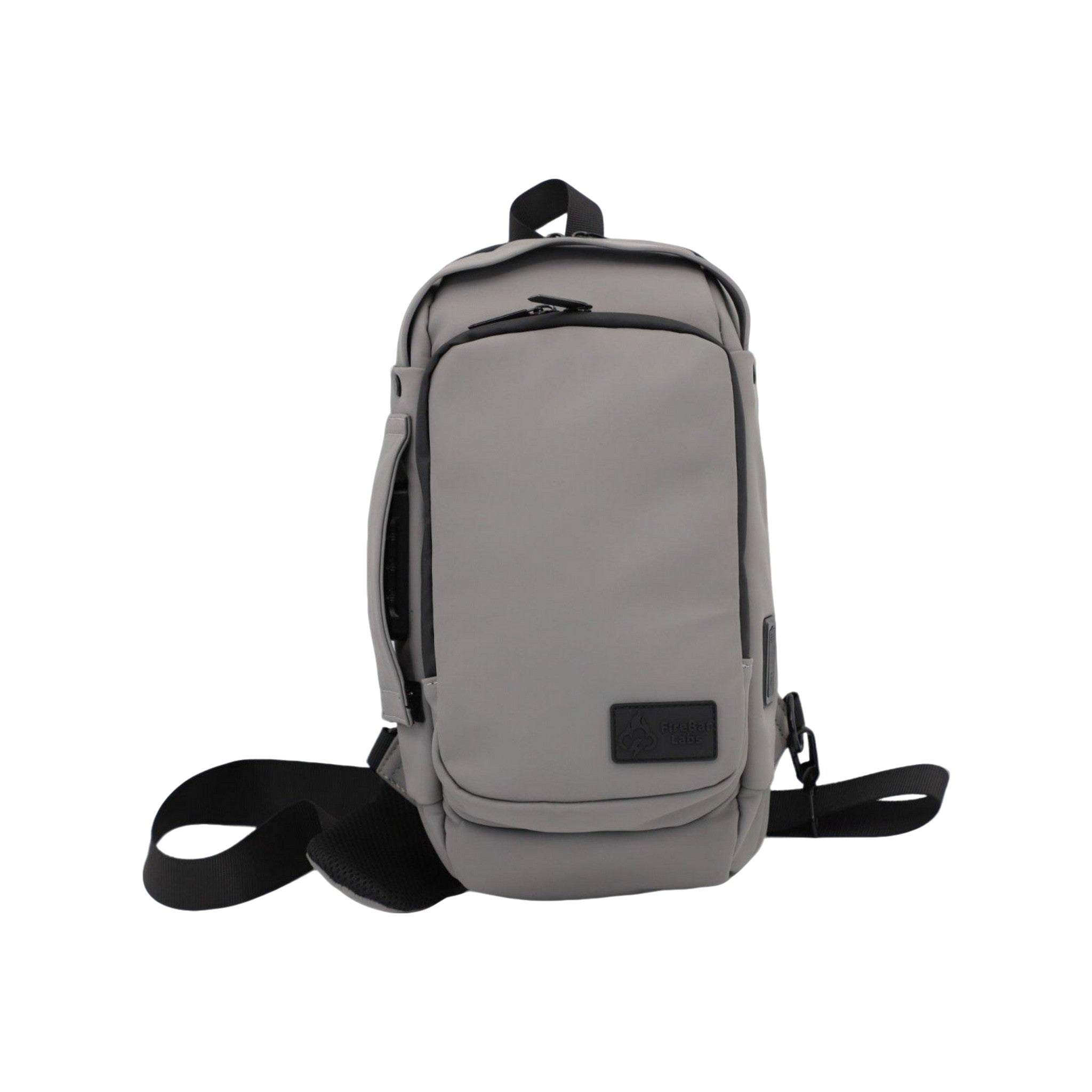 Executive Tech Smell Proof Crossbody w/USB-C Fast Charge Port + Hidden Lock (FireBar Labs x PBAL) Safely Fashion Powered by FireBar Labs