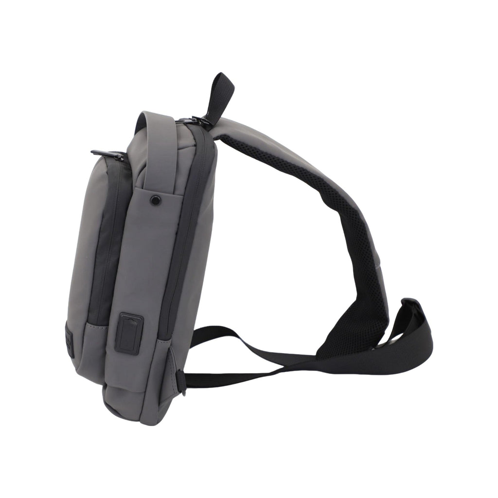 Executive Tech Smell Proof Crossbody w/USB-C Fast Charge Port + Hidden Lock (FireBar Labs x PBAL) Safely Fashion Powered by FireBar Labs