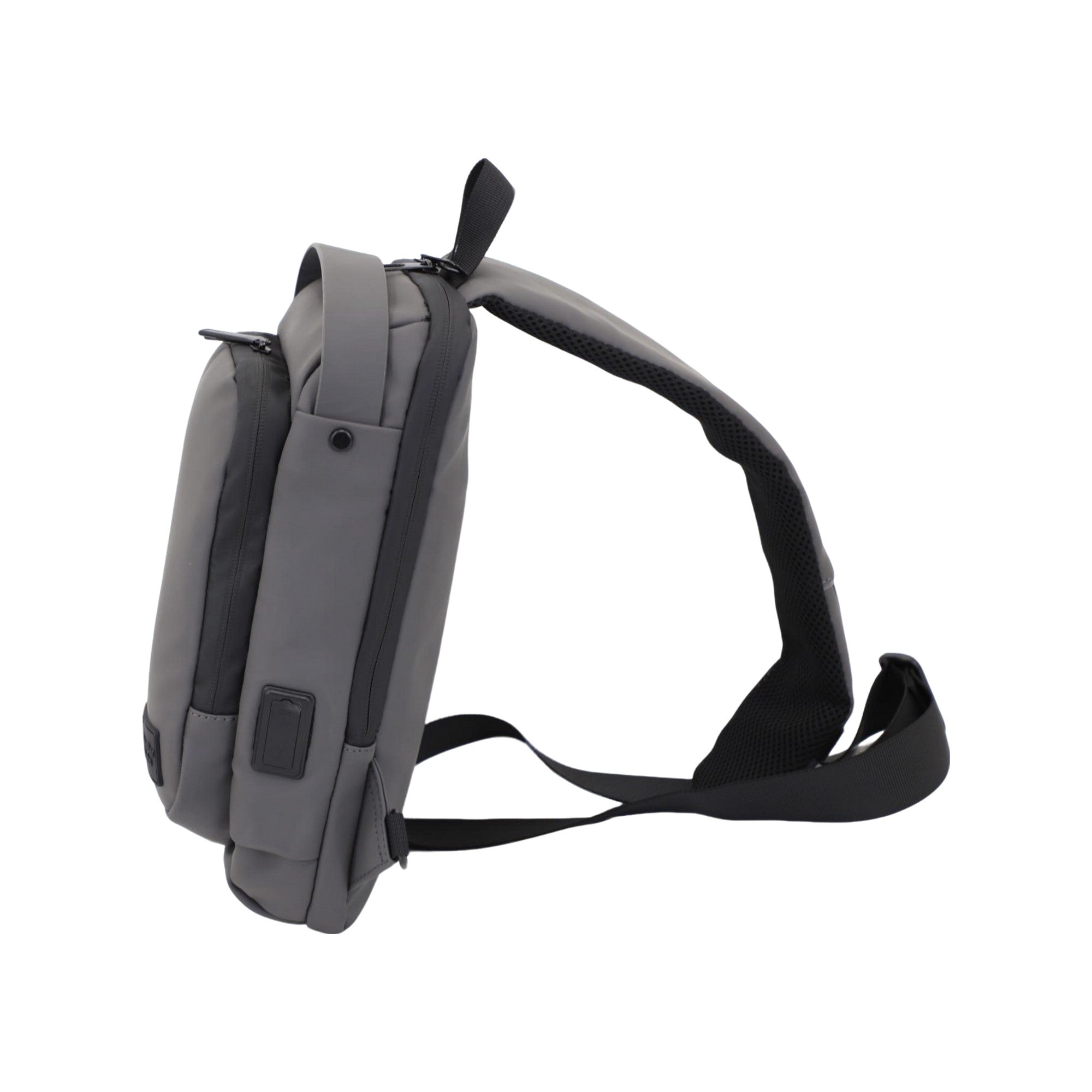 Executive Tech Smell Proof Crossbody w/USB-C Fast Charge Port + Hidden Lock (FireBar Labs x PBAL) Safely Fashion Powered by FireBar Labs