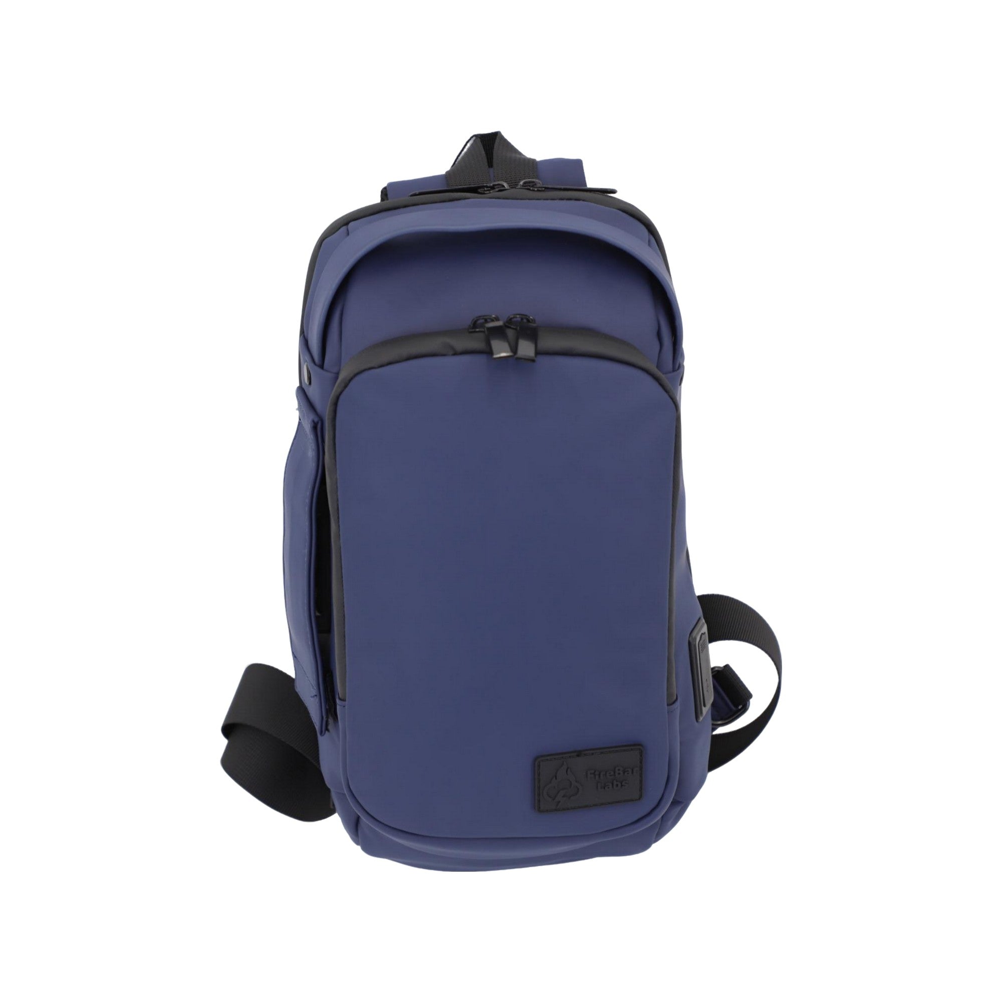Executive Tech Smell Proof Crossbody w/USB-C Fast Charge Port + Hidden Lock (FireBar Labs x PBAL) Safely Fashion Powered by FireBar Labs