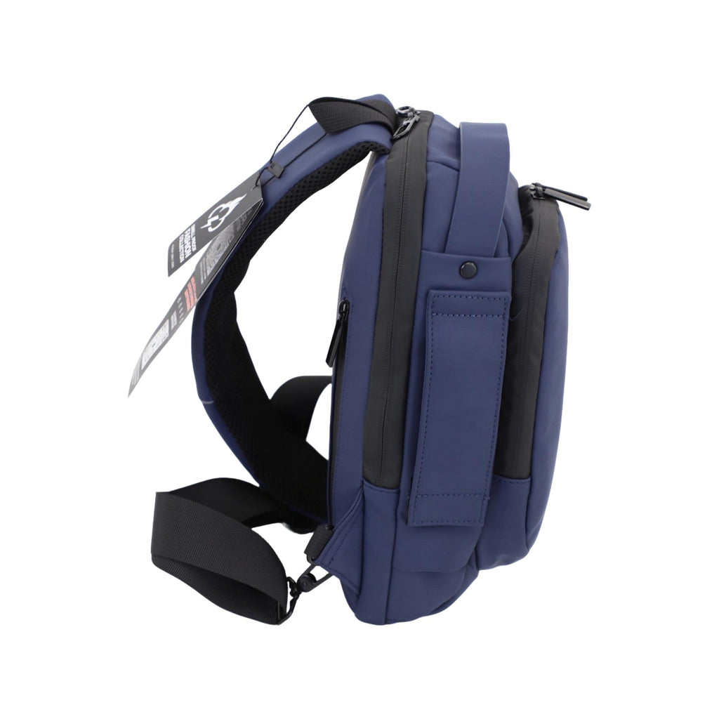 Executive Tech Smell Proof Crossbody w/USB-C Fast Charge Port + Hidden Lock (FireBar Labs x PBAL) Safely Fashion Powered by FireBar Labs