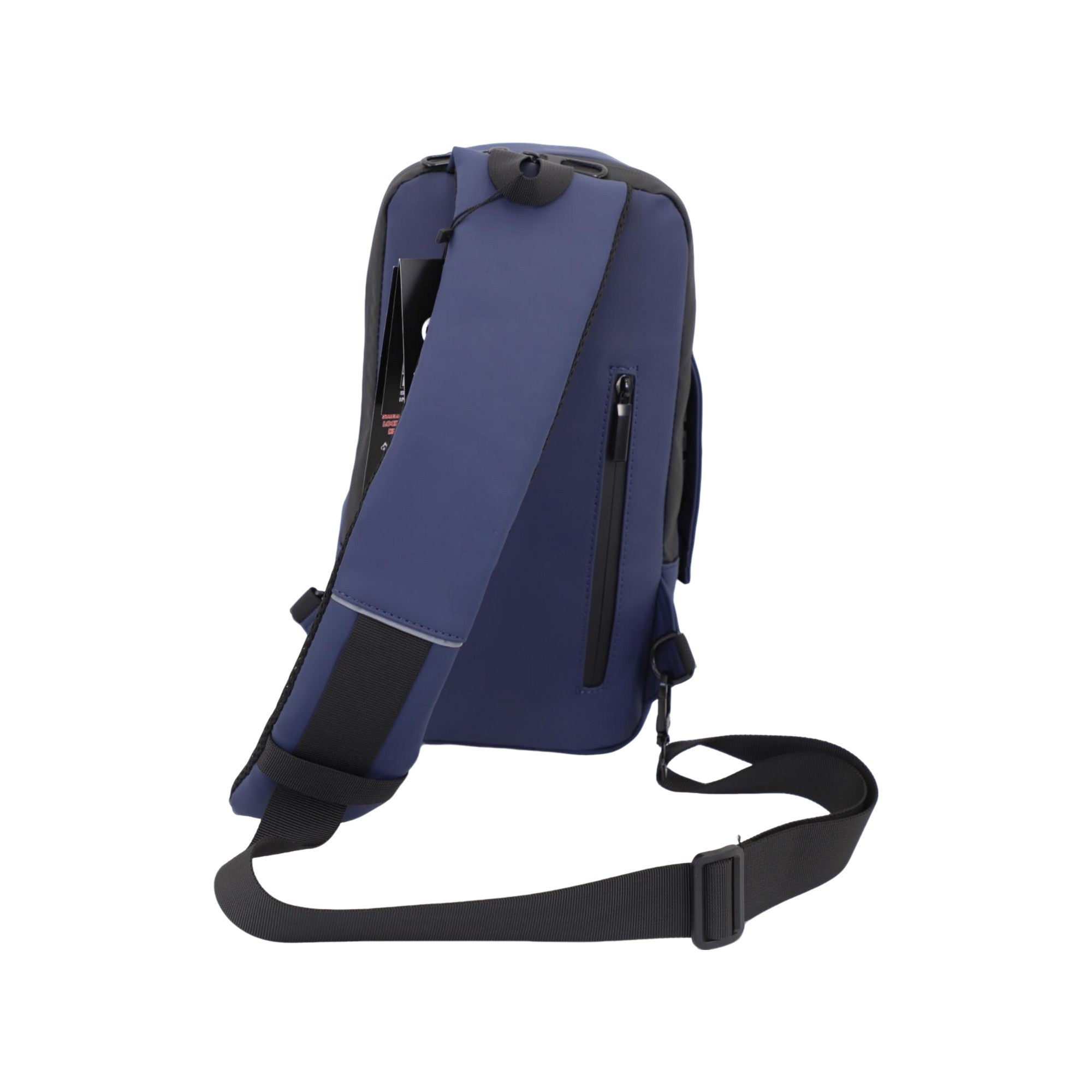 Executive Tech Smell Proof Crossbody w/USB-C Fast Charge Port + Hidden Lock (FireBar Labs x PBAL) Safely Fashion Powered by FireBar Labs